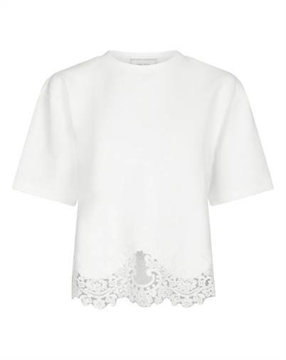 Neo Noir - Iria Lace T-shirt - White